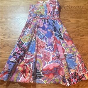 Anthropologie Multicolor Patterned Dress